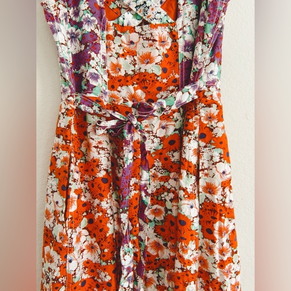 Maeve by Anthropologie Floral Print Maxi Dress - US size 00 - Picture 9 of 14